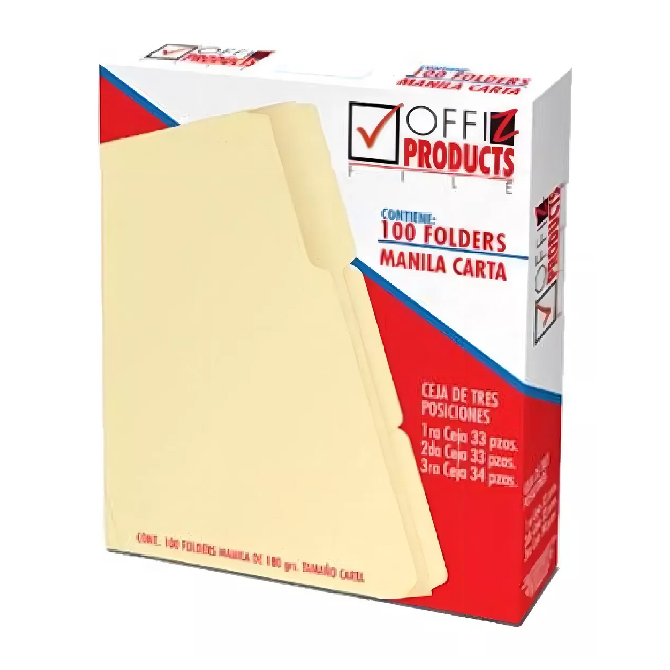 Folder manila tamaño oficio OFFIZ CJA/100